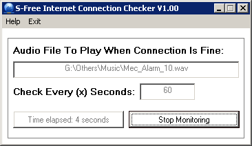 S-Free Internet Connection Checker V1.00