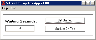 S-Free On Top Any App V1.00