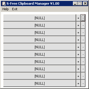 S-Free Clipboard Manager V1.00